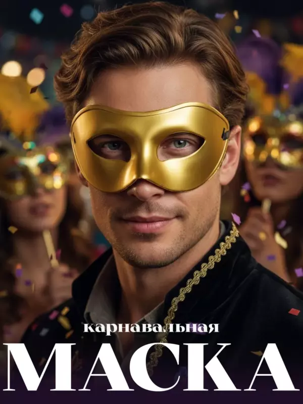 Карнавальная маска золотая 20×8 см – маска для маскарада из пластика